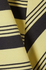 Yellow & Black Stripes - Striped Relaxed Fit Polo Shirt - 5