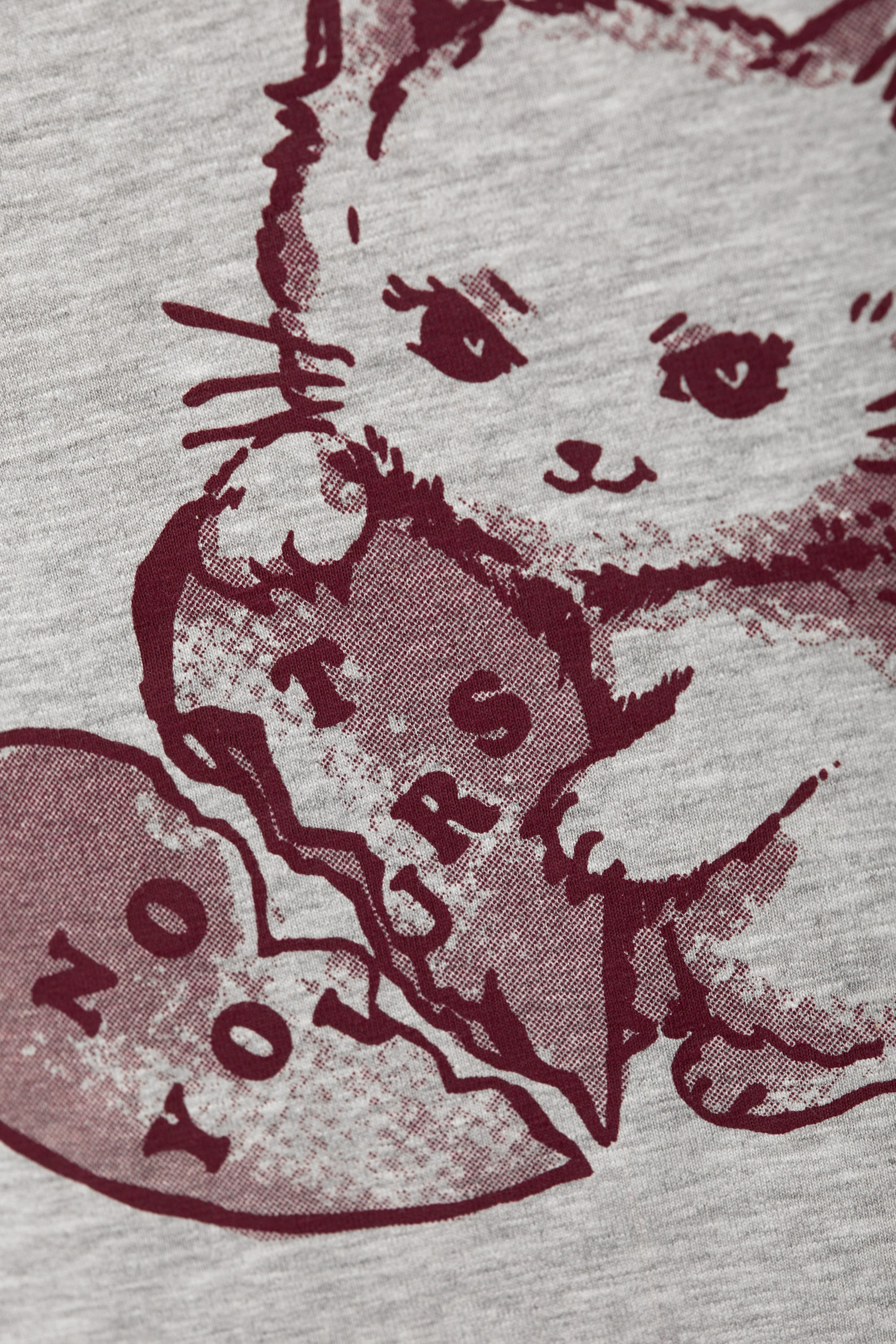 Light Grey - Not Yours - Cropped t-shirt - 1