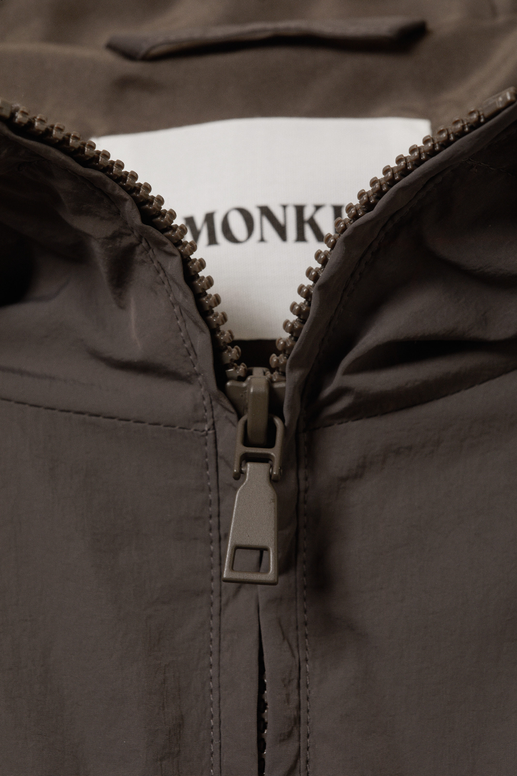 Dark Grey - Windbreaker Nylon Jacket - 4