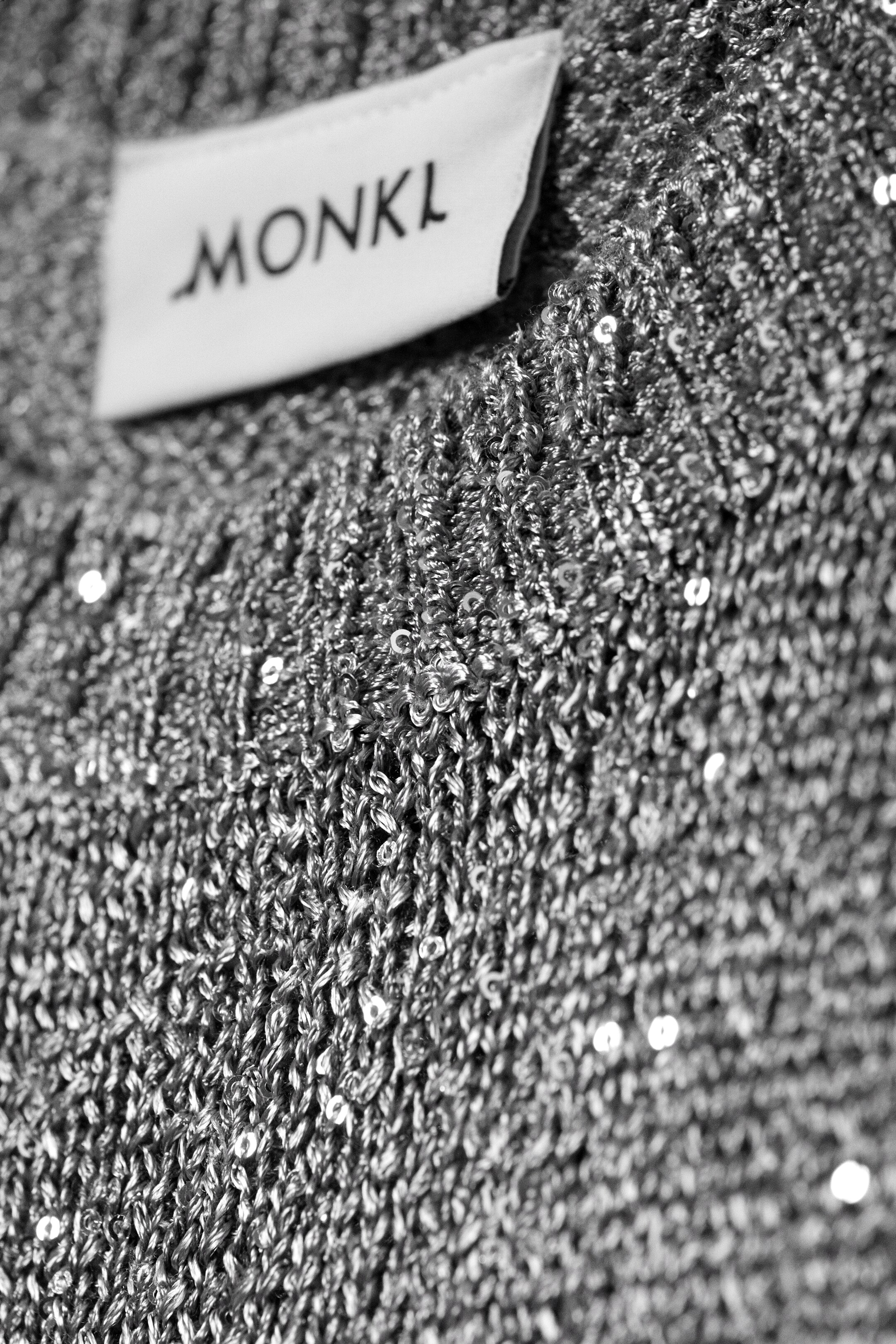 Agrandir l'image: Robe en maille pailletée à manches longues - Sequins gris - FEMME | H&M CH 5