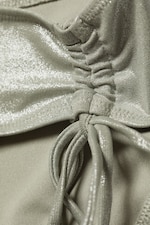 Glitter Kaki Green - Bas de maillot scintillant avec liens à nouer - 4