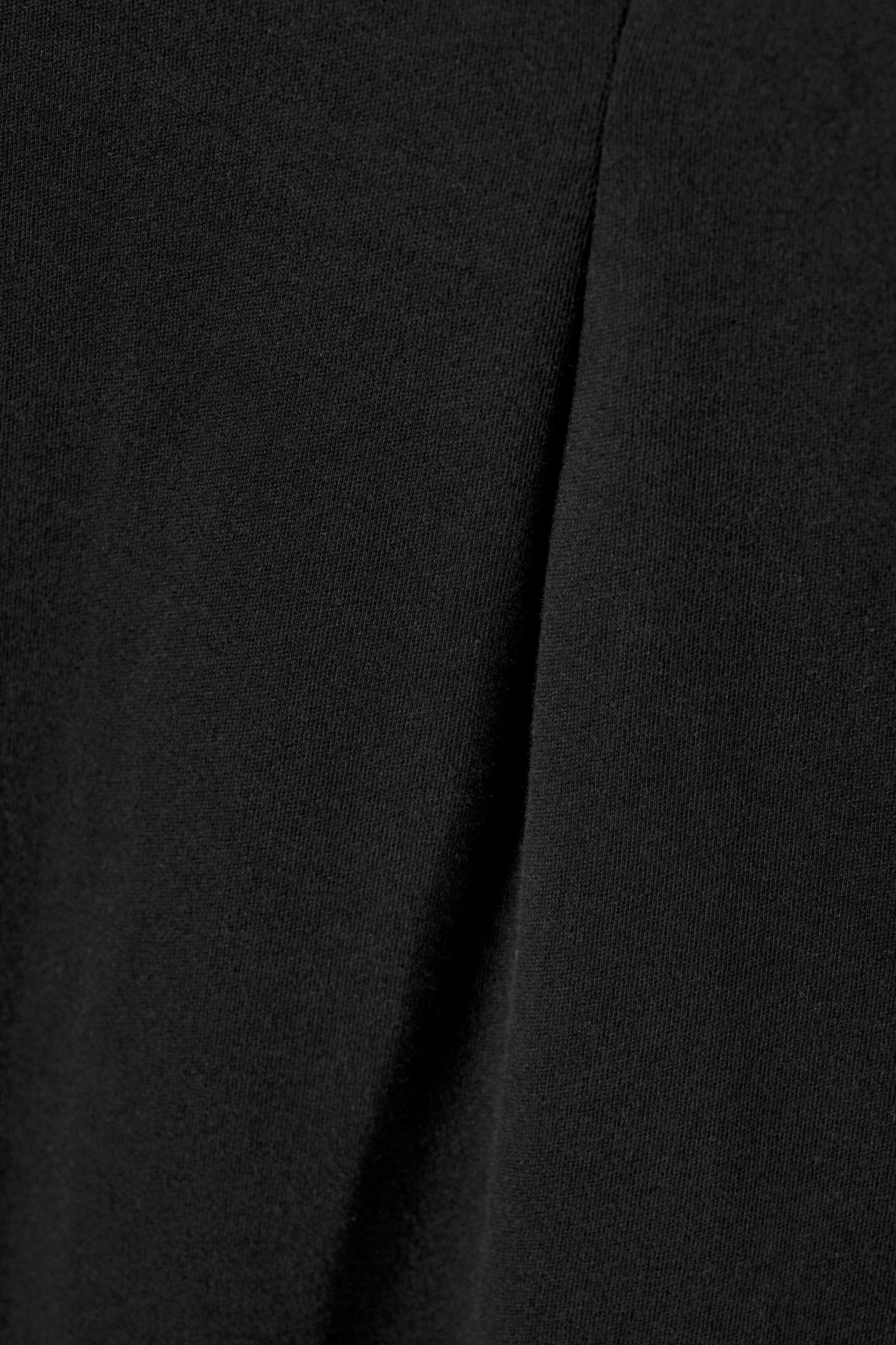 Grösseres Bild ansehen: Strukturiertes Mini-T-Shirt-Kleid - Schwarz - DAMEN | H&M CH 5