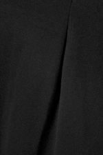 Svart - Kort strukturerad T-shirt-klänning - 1