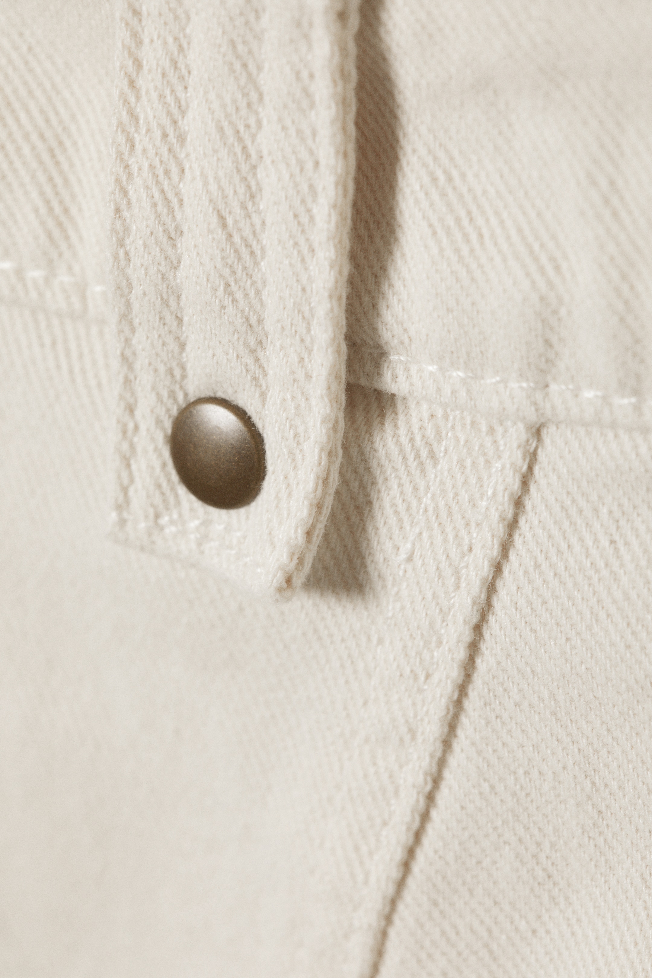 Größeres Bild ansehen: Ausgefranster, asymmetrischer Minirock aus Twill - Cremeweiß - Ladies | H&M DE 6