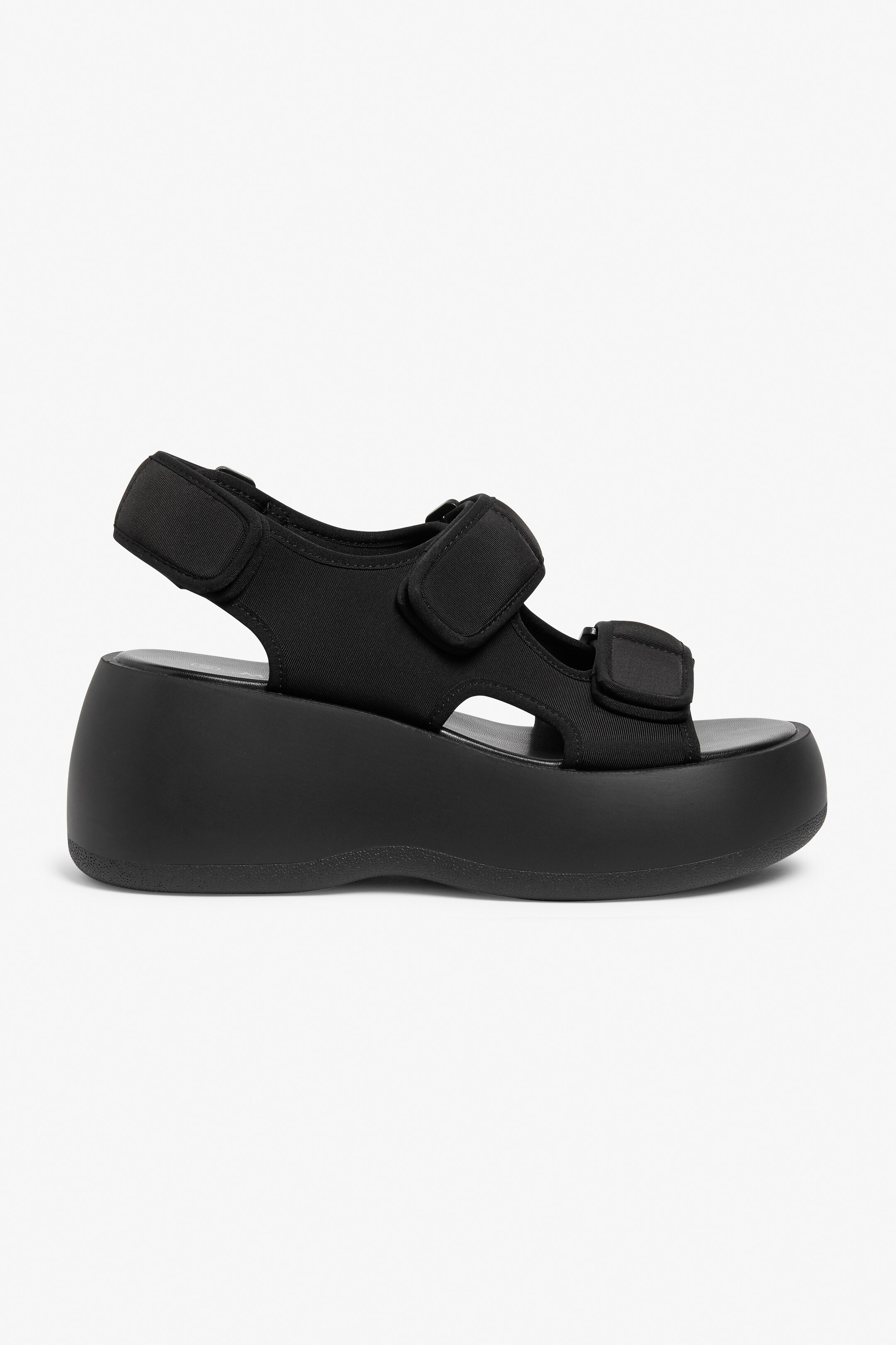 Vis større bilde: Chunky flatform dad sandals - Black - DAME | H&M NO 1
