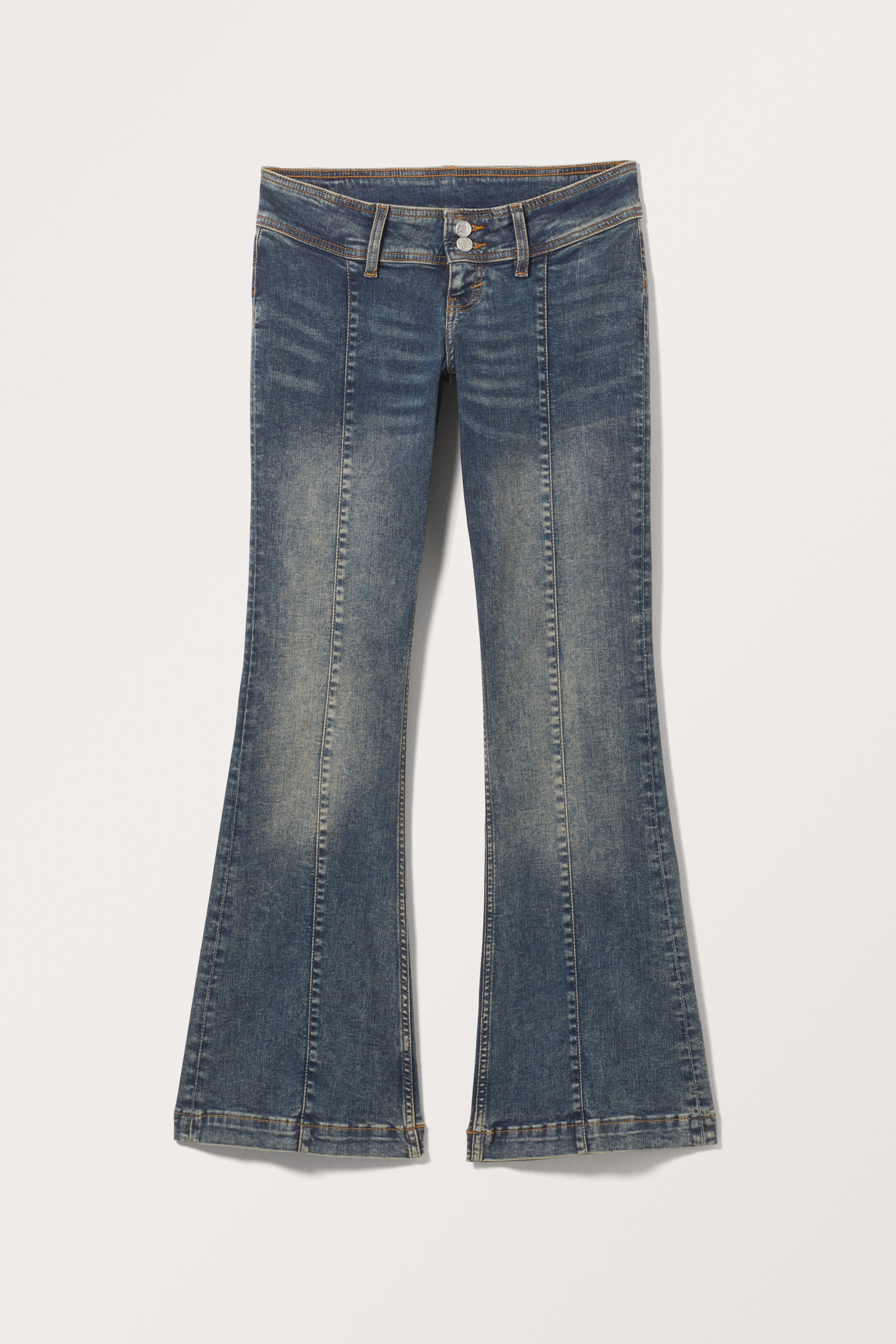 Grösseres Bild ansehen: Nicole – Bootcut-Jeans mit niedrigem Bund - Canyon Blue - DAMEN | H&M CH 1
