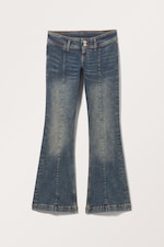 Canyon Blue - Nicole – Bootcut-Jeans mit niedrigem Bund - 0