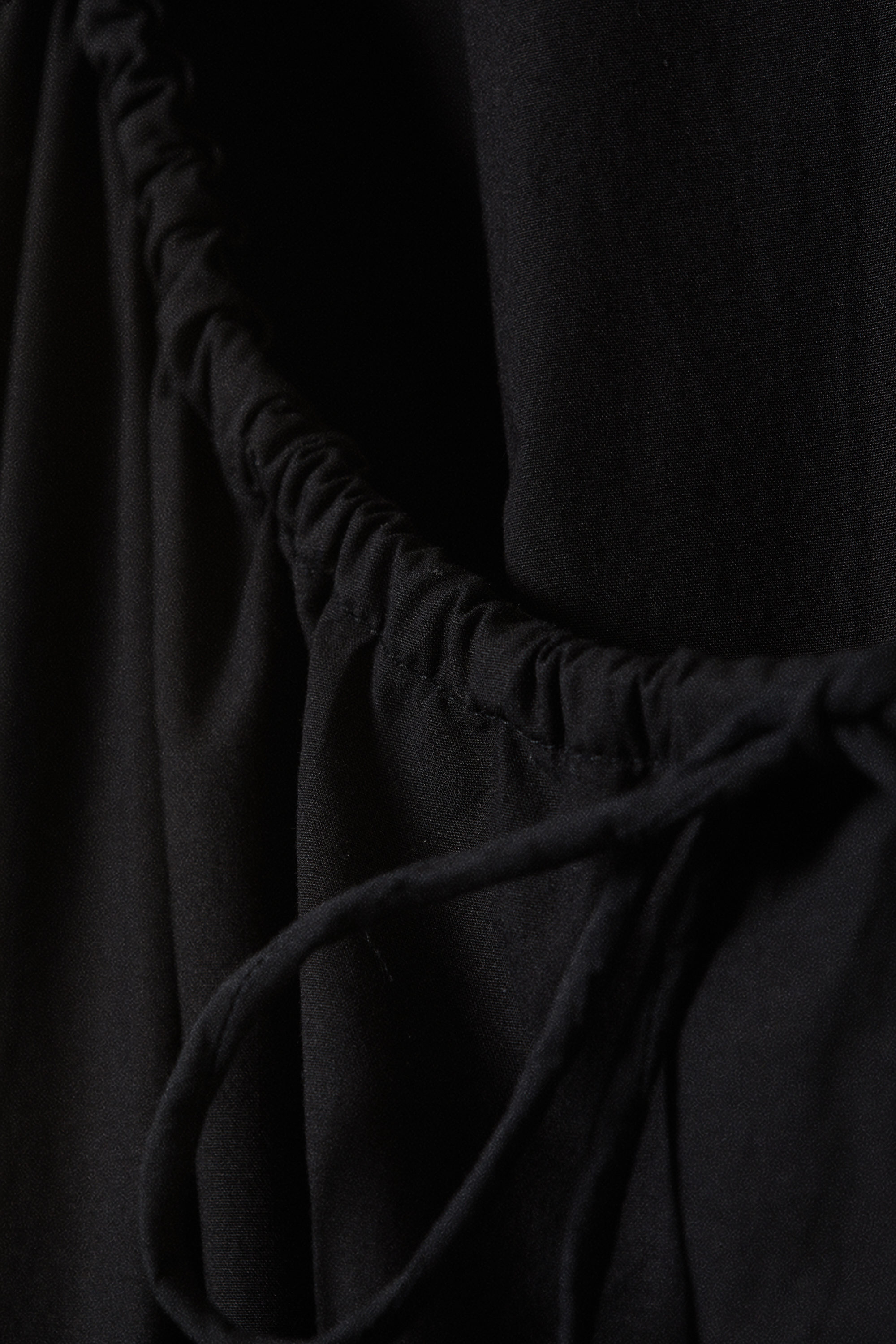 Black - Tiered Cotton Poplin Maxi Dress - 5