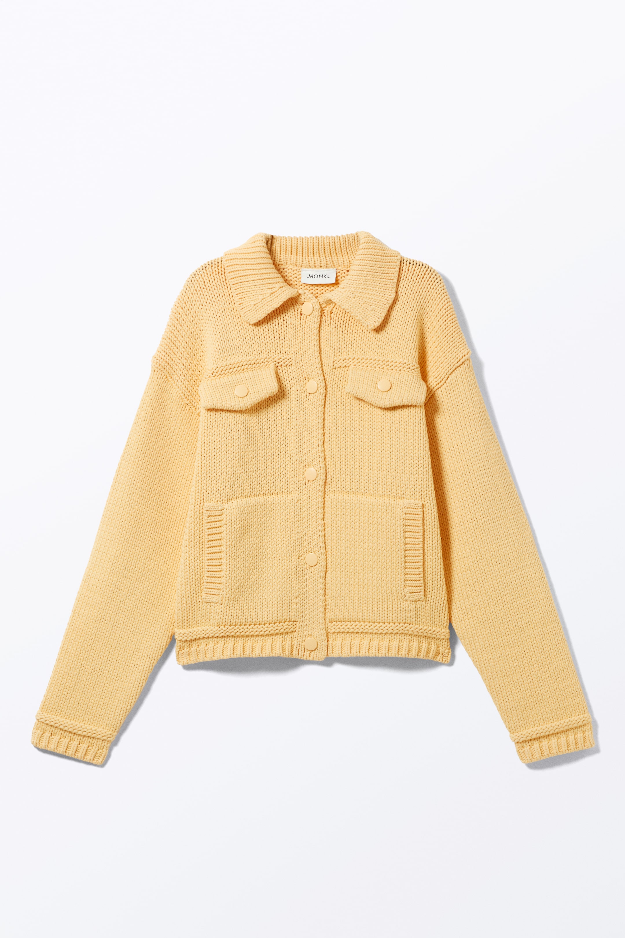 Größeres Bild ansehen: Langärmelige Strickjacke - Gelb - Ladies | H&M DE 1