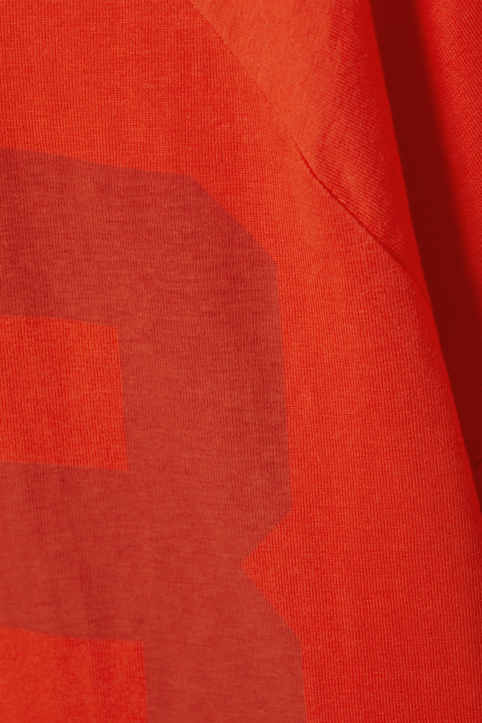Cropped Long-Sleeved T-shirt - Bright Orange - 08 - 3