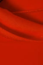 Bright Red - Long-Sleeved Hooded Top - 4