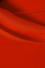 Knallrot - Langärmliges Hoodie-Top - 1