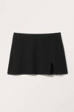 Black - Mini Pull-on Skirt - 0