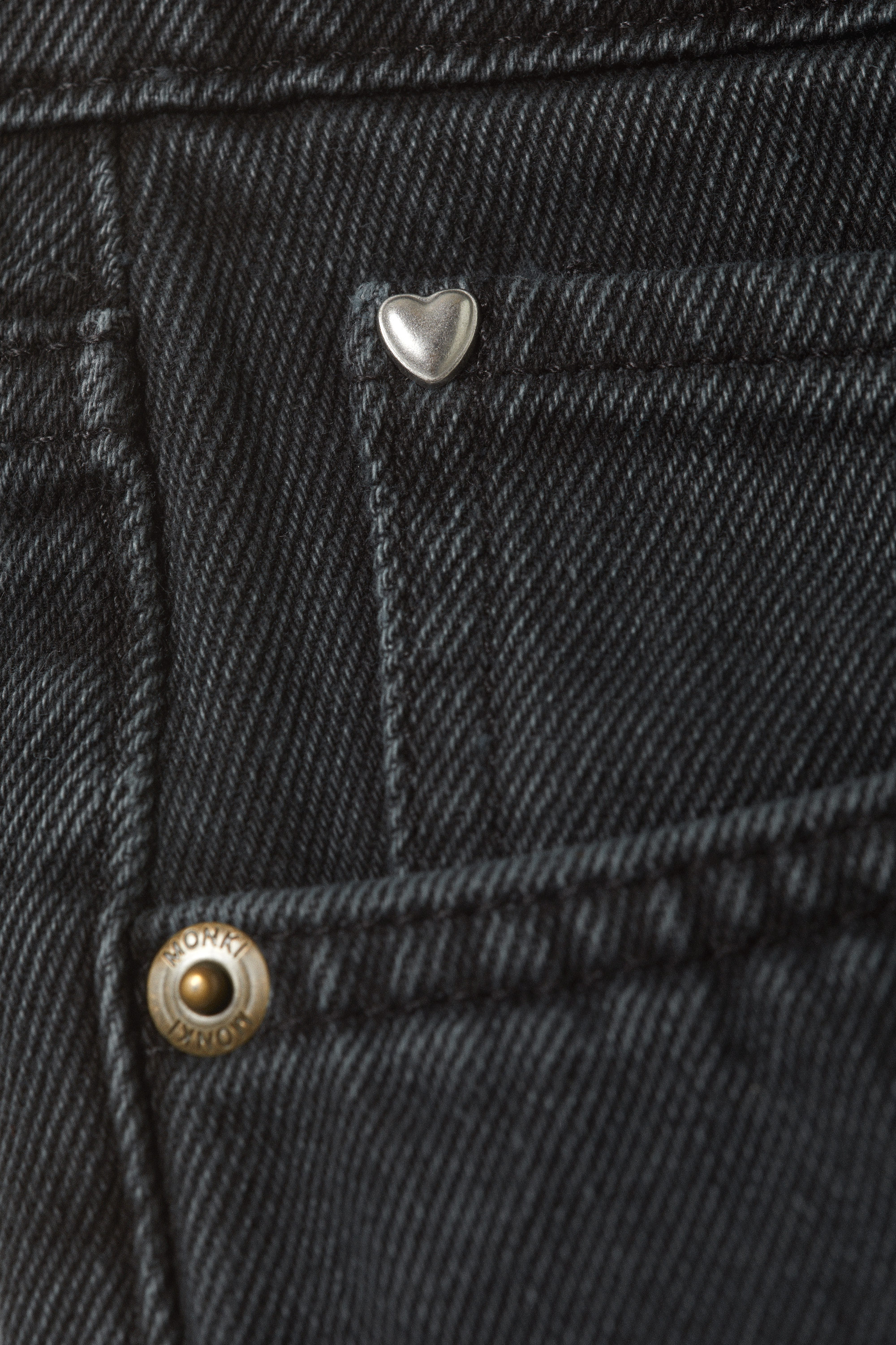 Smoky Blue - Dunkelblau - Low Rise Raw Hem Mini Denim Shorts - 6