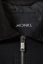 Black - Padded Cotton Canvas Jacket - 5