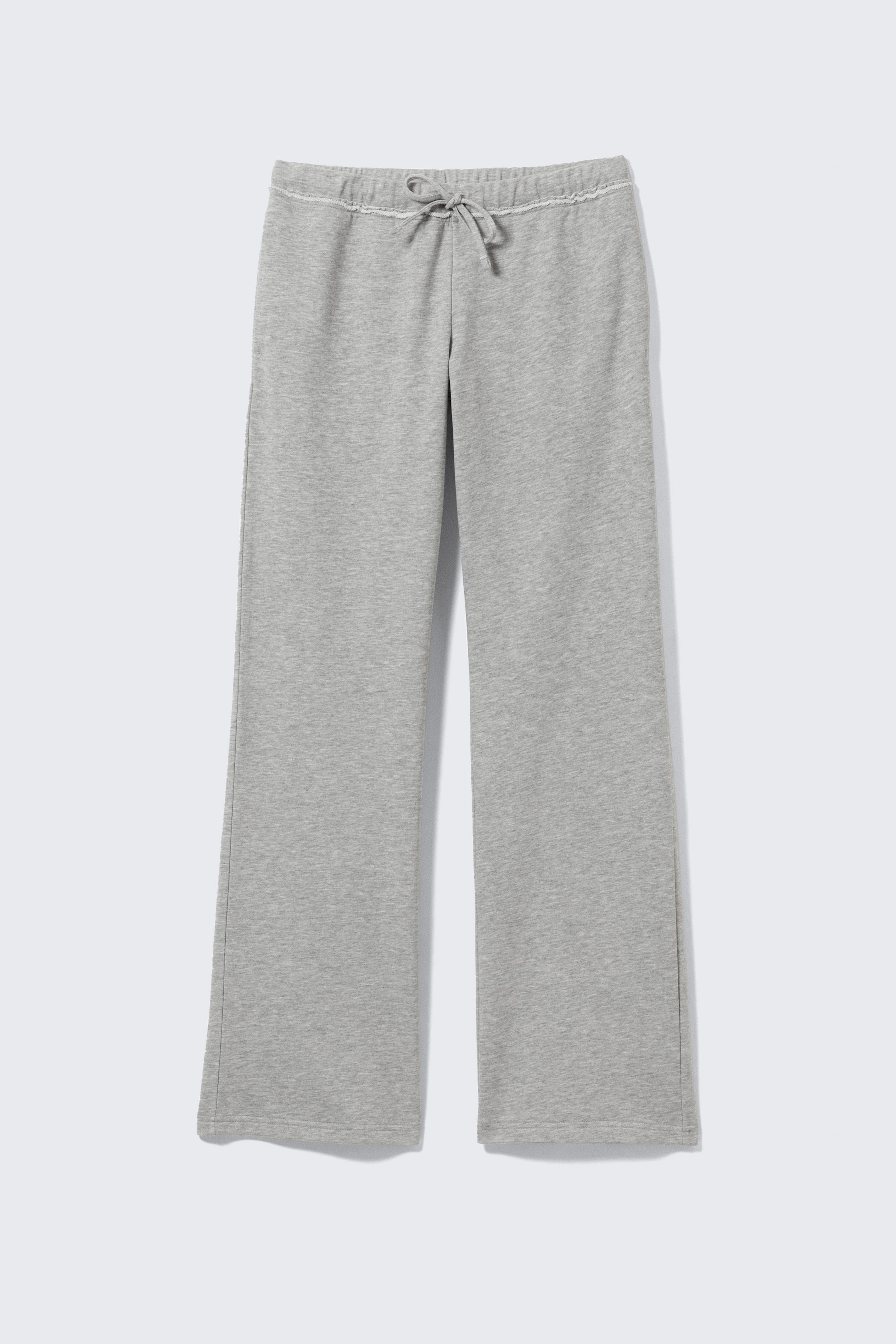 Grey Melange - Soft Terry Pyjama Bottoms - 1