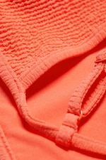 Bright Red - Structured Square Neck Bikini Top - 5