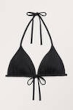 Black - Triangle bikini top - 3