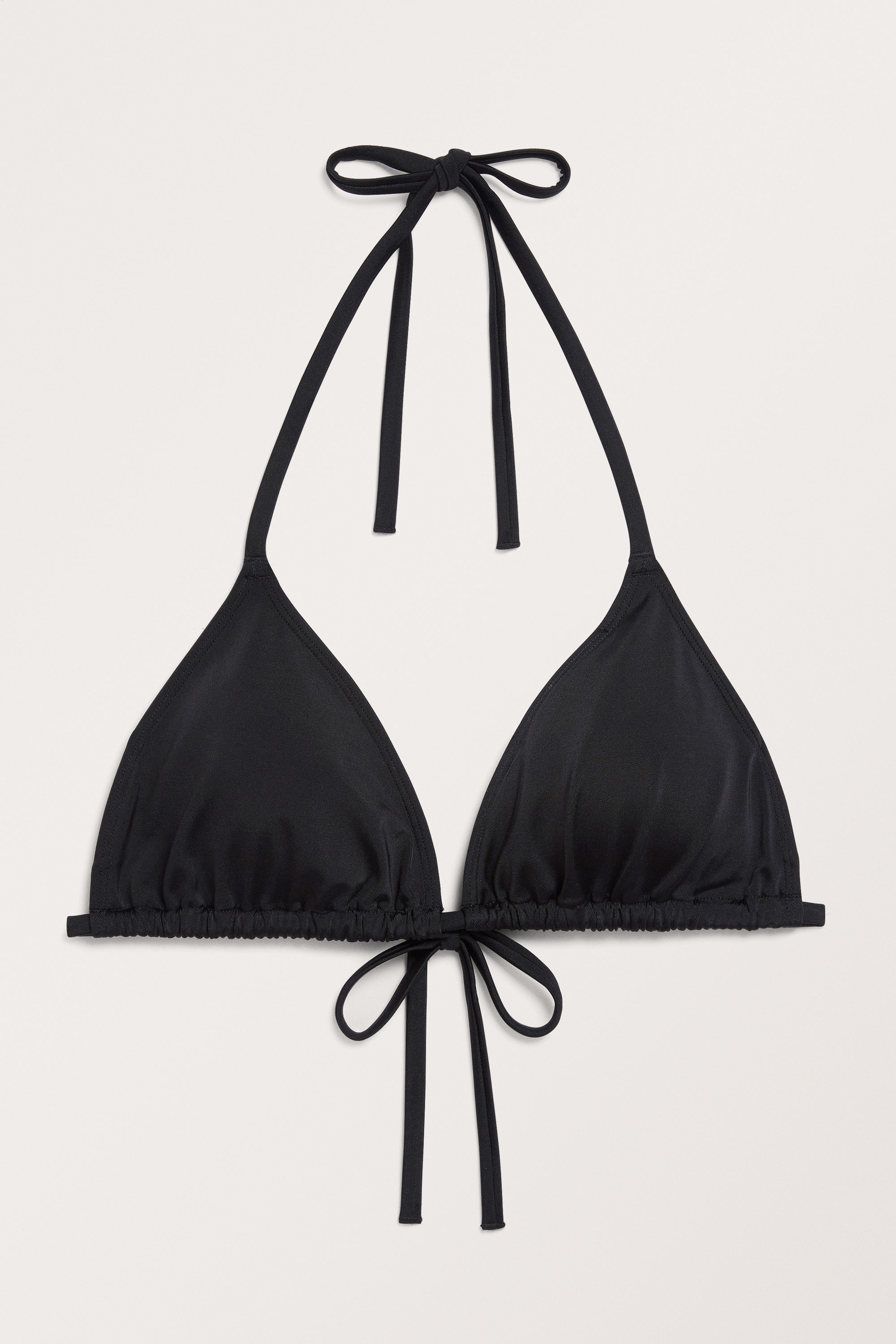 Black - Triangle bikini top - 3