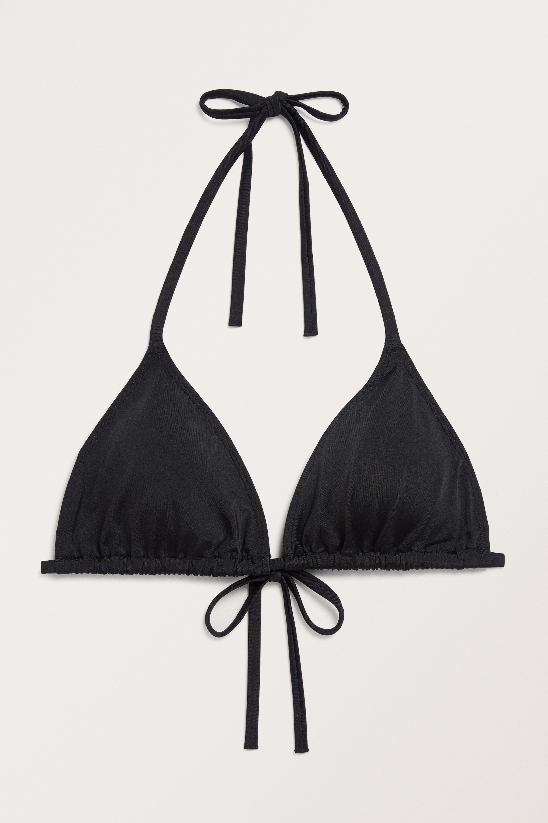 Black - Triangle bikini top - 0