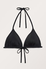 Black - Triangle bikini top - 0