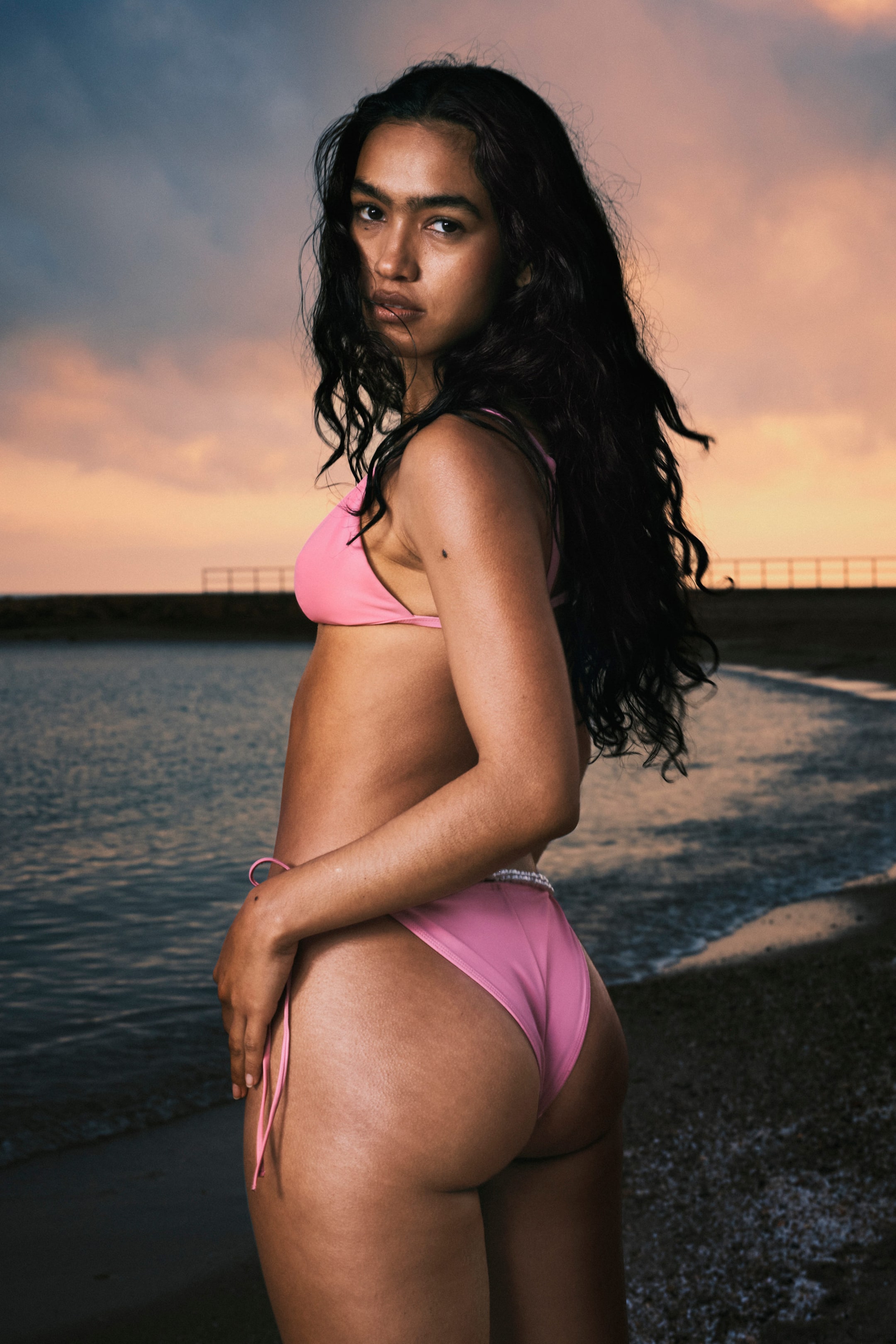 Light Pink - Strappy Charm Bikini Bottoms - 1