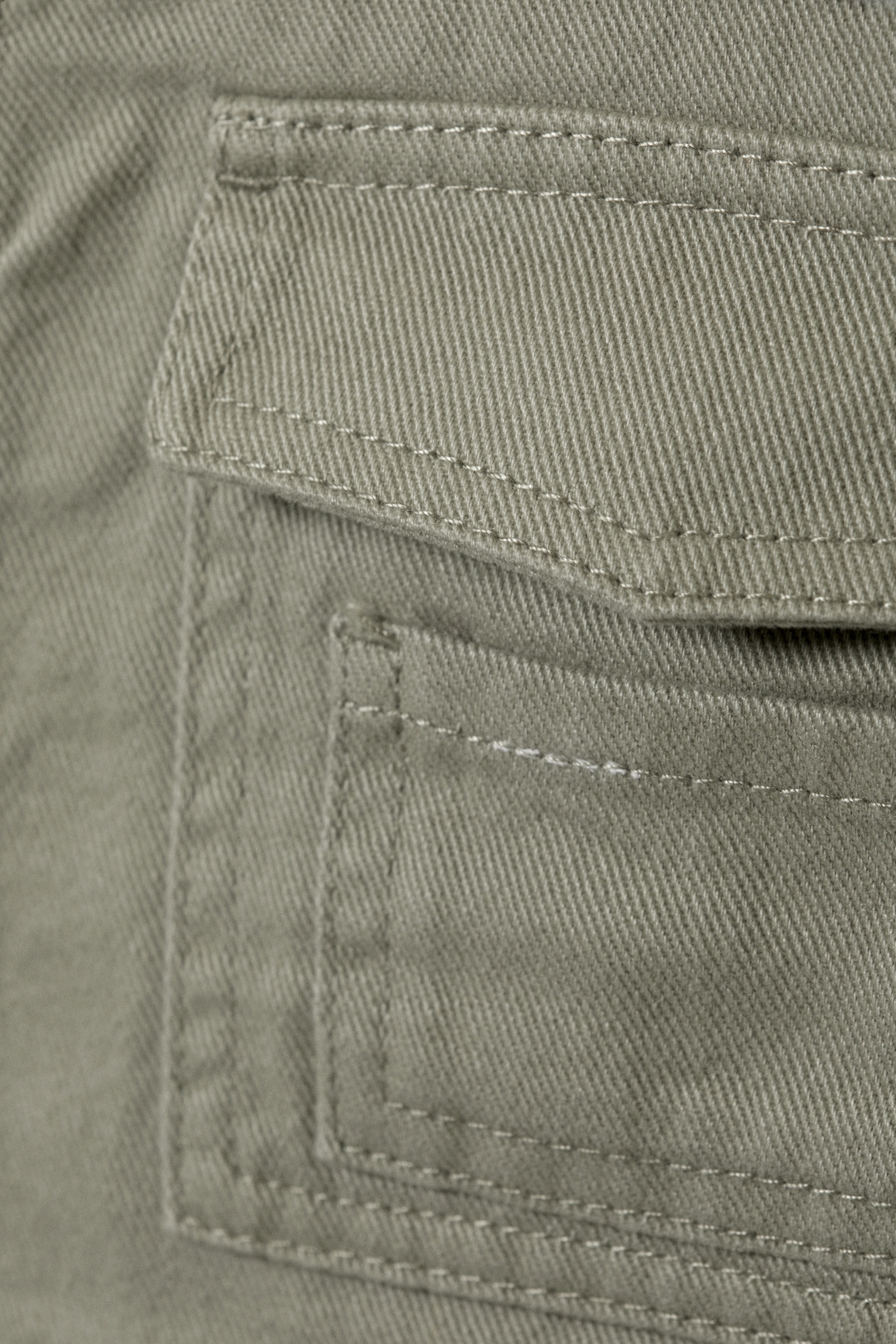 Ingrandisci l'immagine: Detachable Sleeve Cotton Jacket - Light Dusty Khaki Green - DONNA | H&M CH 8