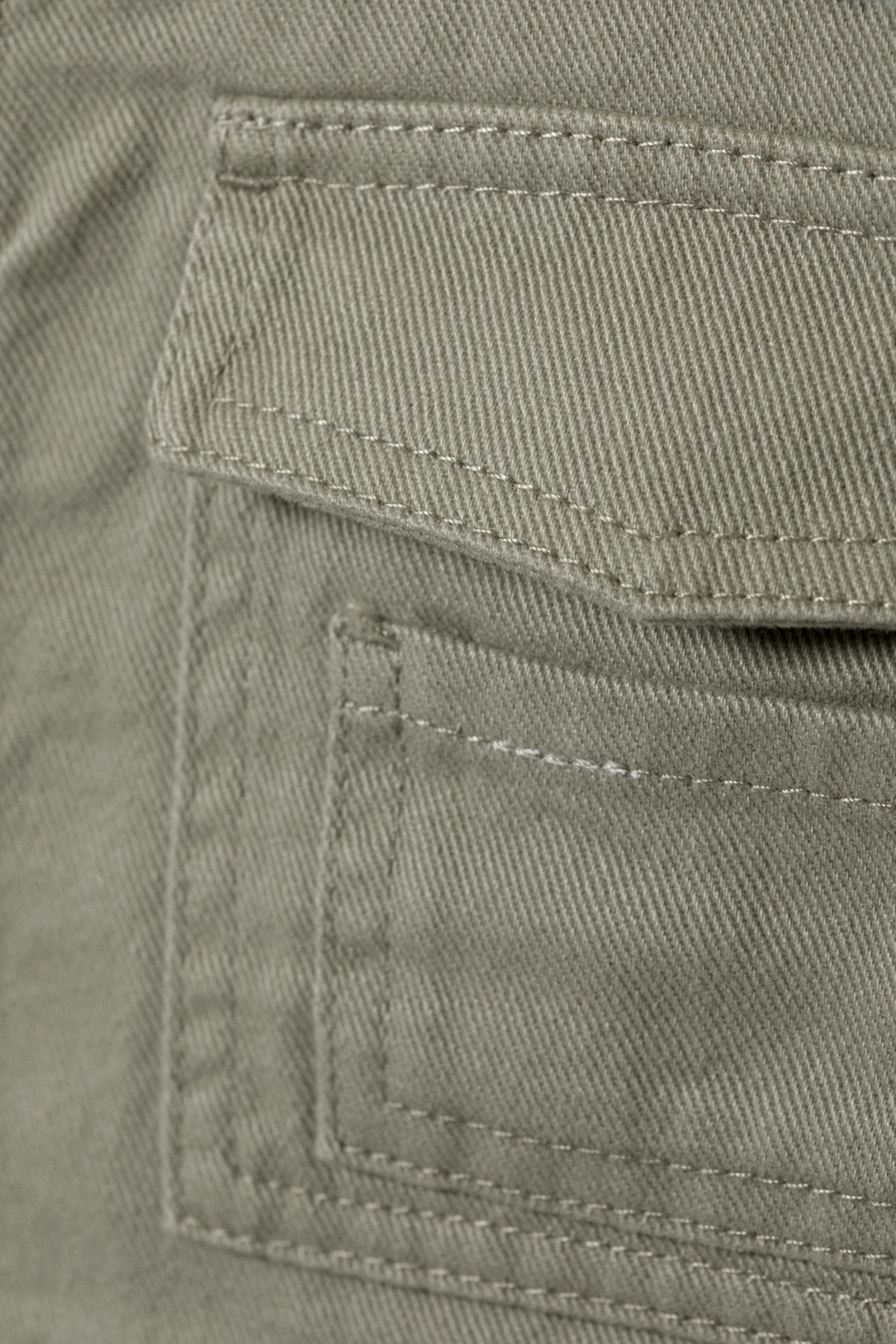 Light Dusty Khaki Green - Detachable Sleeve Cotton Jacket - 6