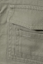 Light Dusty Khaki Green - Detachable Sleeve Cotton Jacket - 6