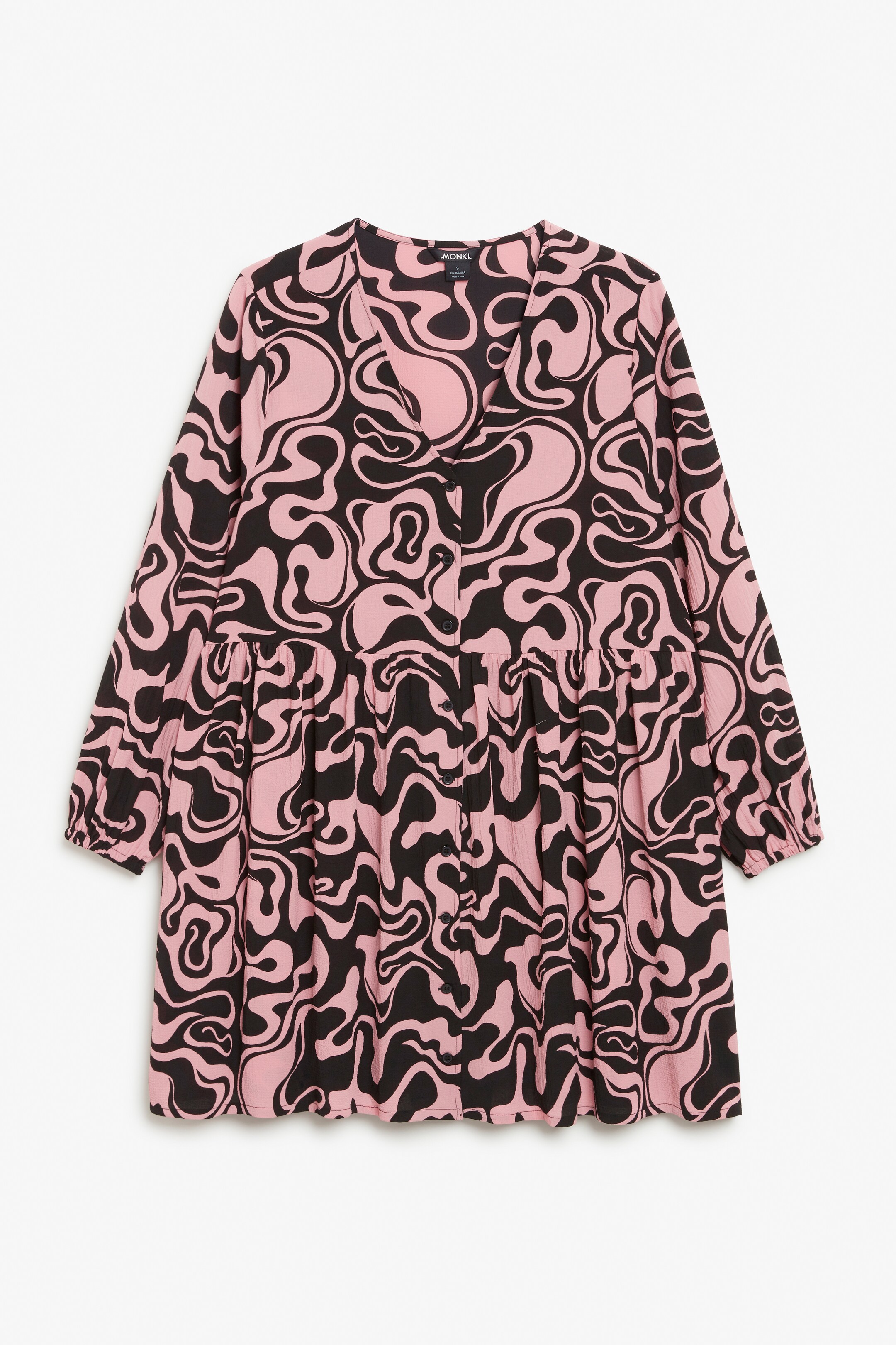 View larger image: Skater dress - Pink light swirls - Ladies | H&M GB 1