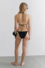 Black - Triangle bikini top - 2