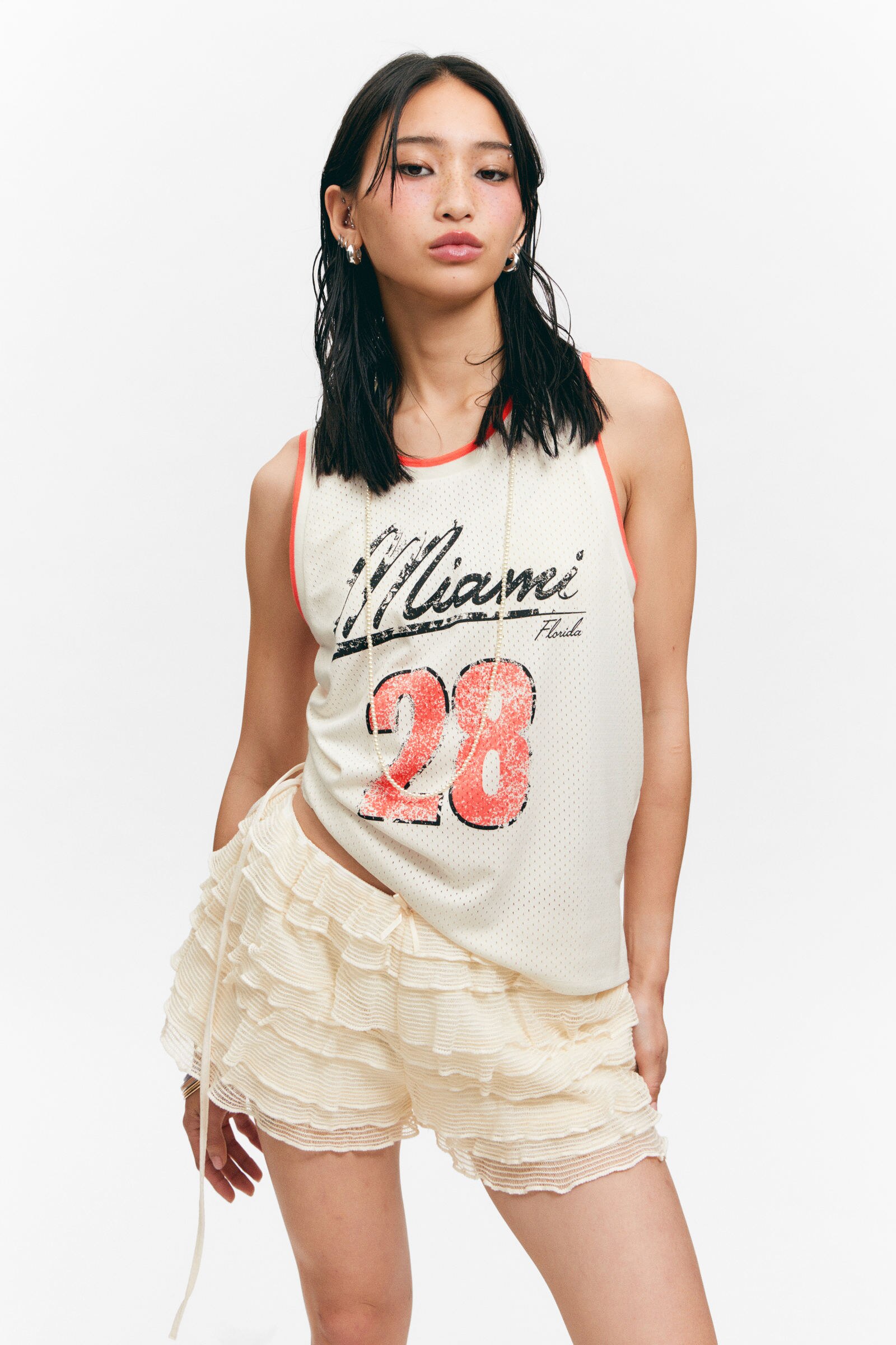 Online store Exclusive 】many frill mini onepiece – idem