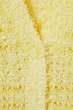 Light Yellow - Soft Knitted Single-Breasted Cardigan - 5