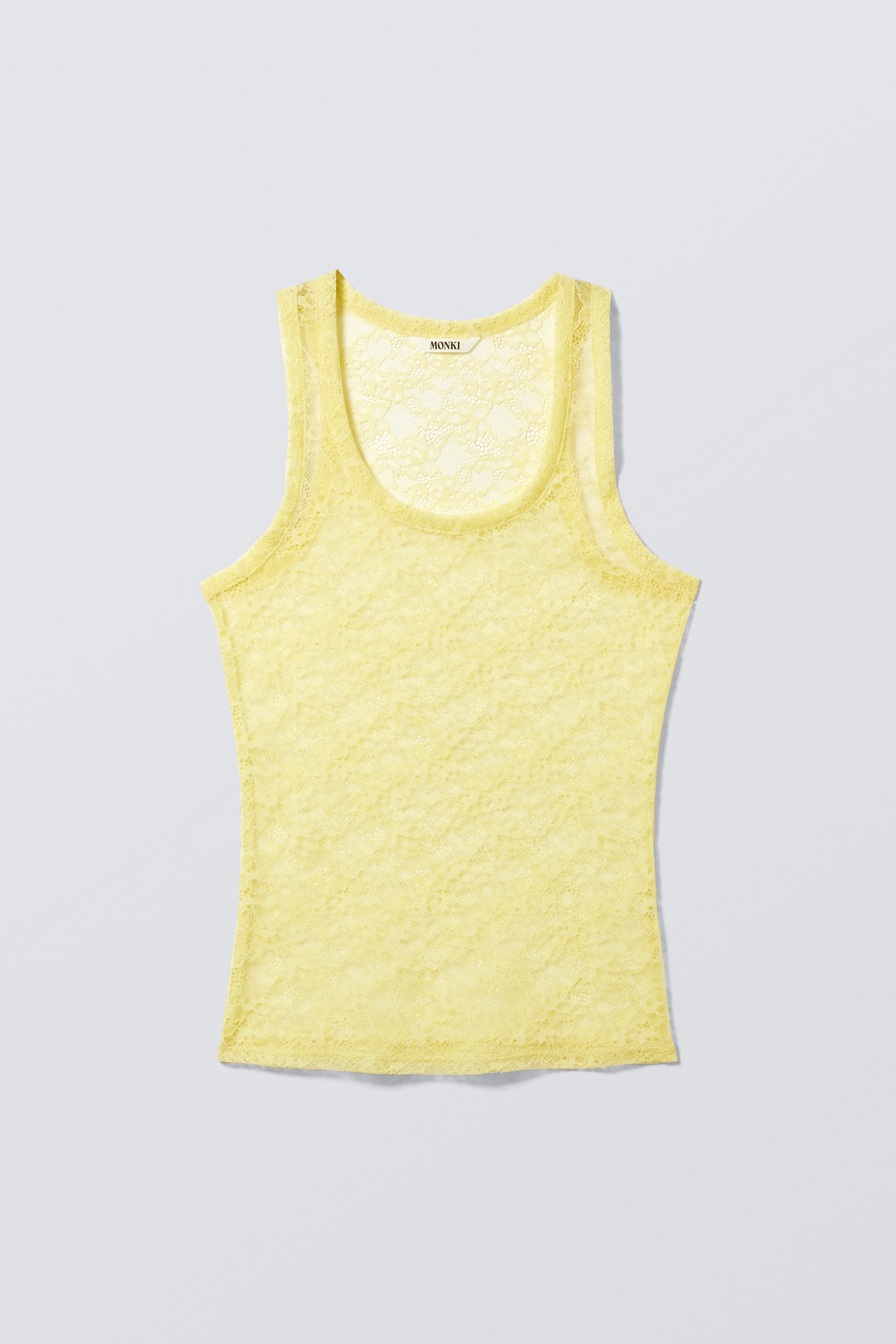 Seamless Double Layer Knit Tank Top for Women in Powder Blue