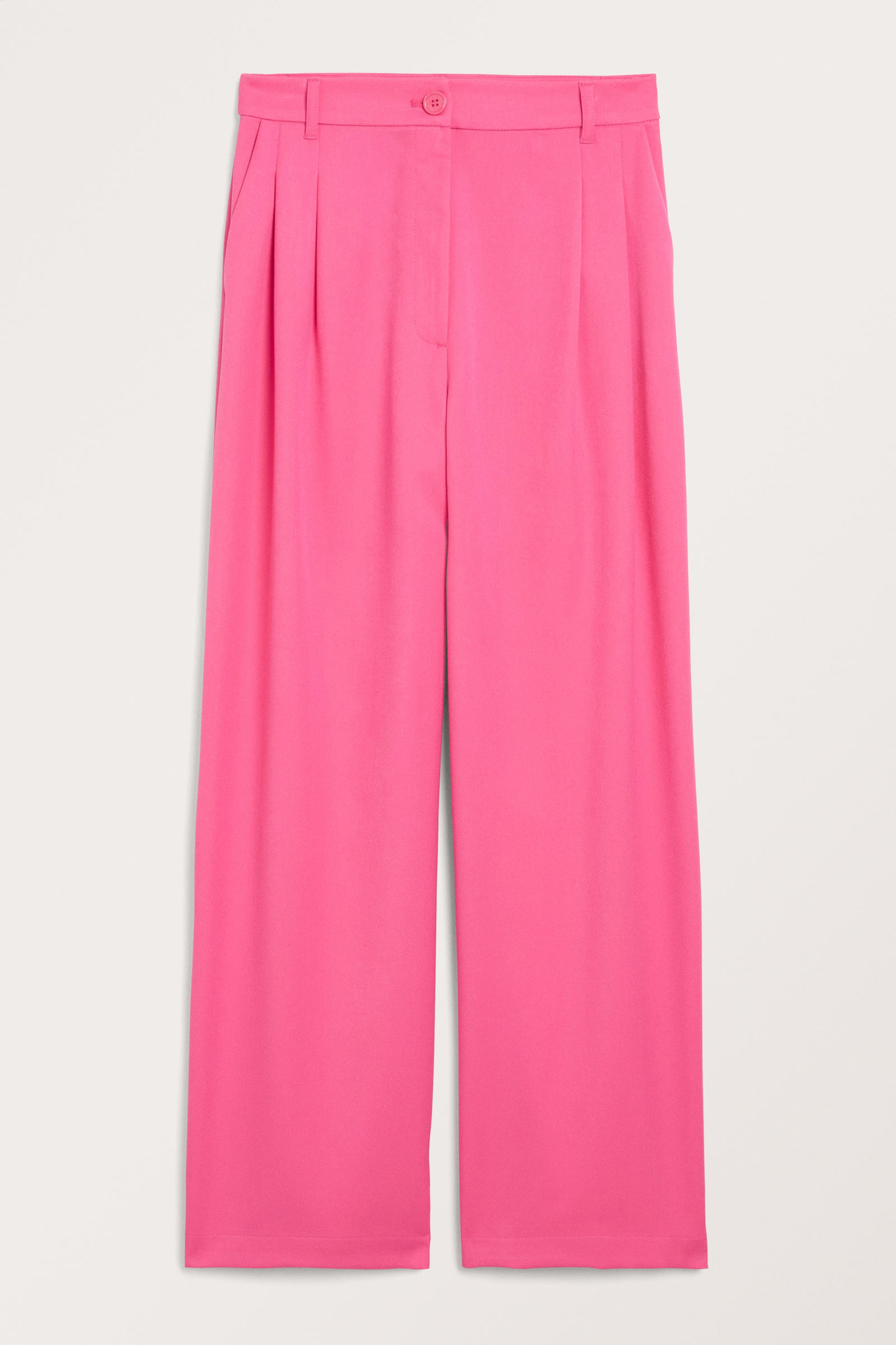 Knallrosa - Hose mit weitem Bein - 0