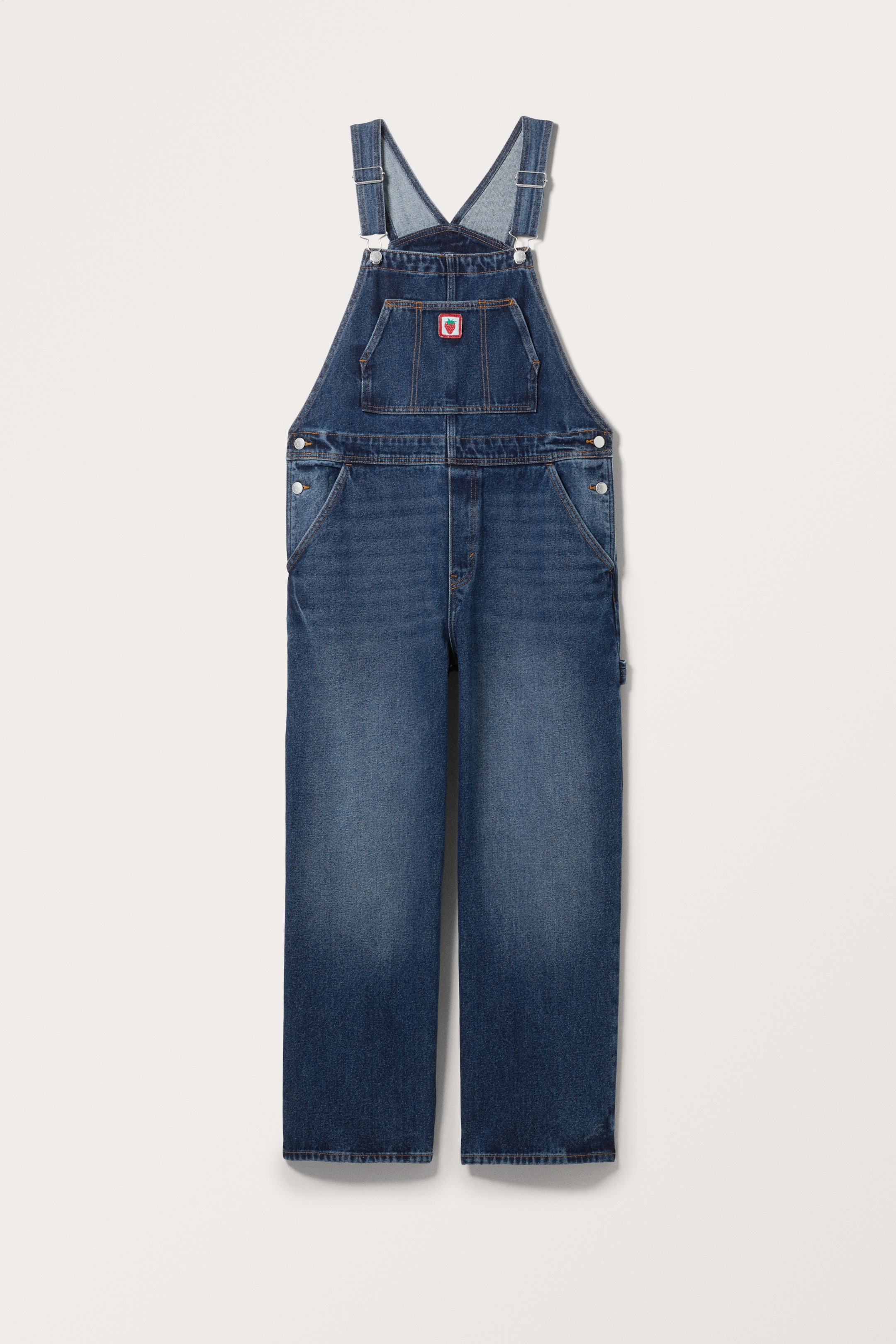 View larger image: Embroidered Denim Dungarees - Kaylin Blue - Ladies | H&M GB 1