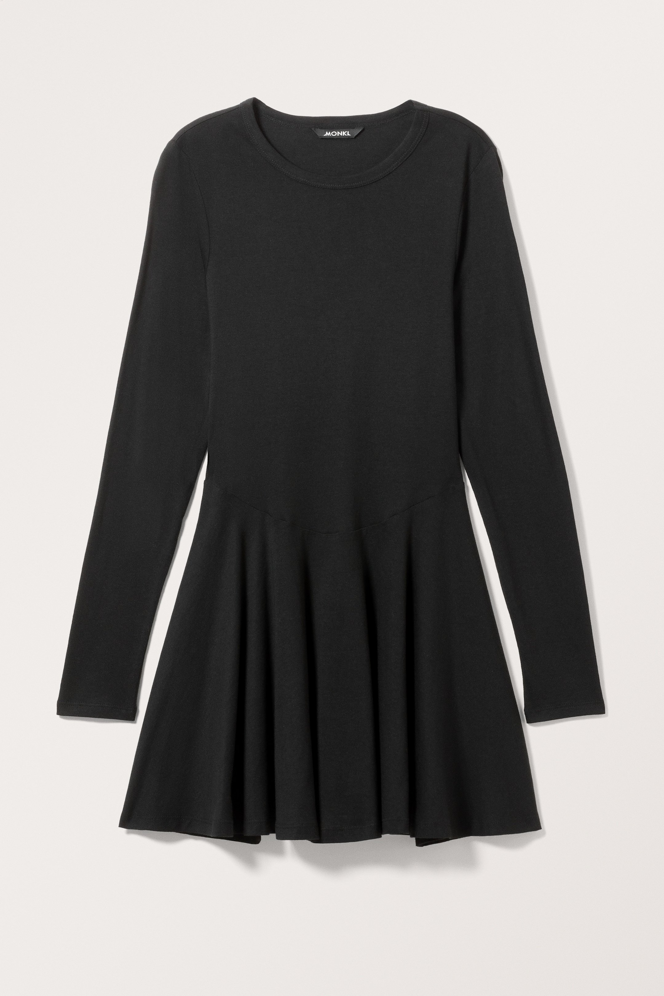 Zobacz większy obraz: Sukienka mini z długim rękawem - Czarny - ONA | H&M PL 1