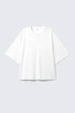 White - Heavyweight Boxy Cotton T-Shirt - 4