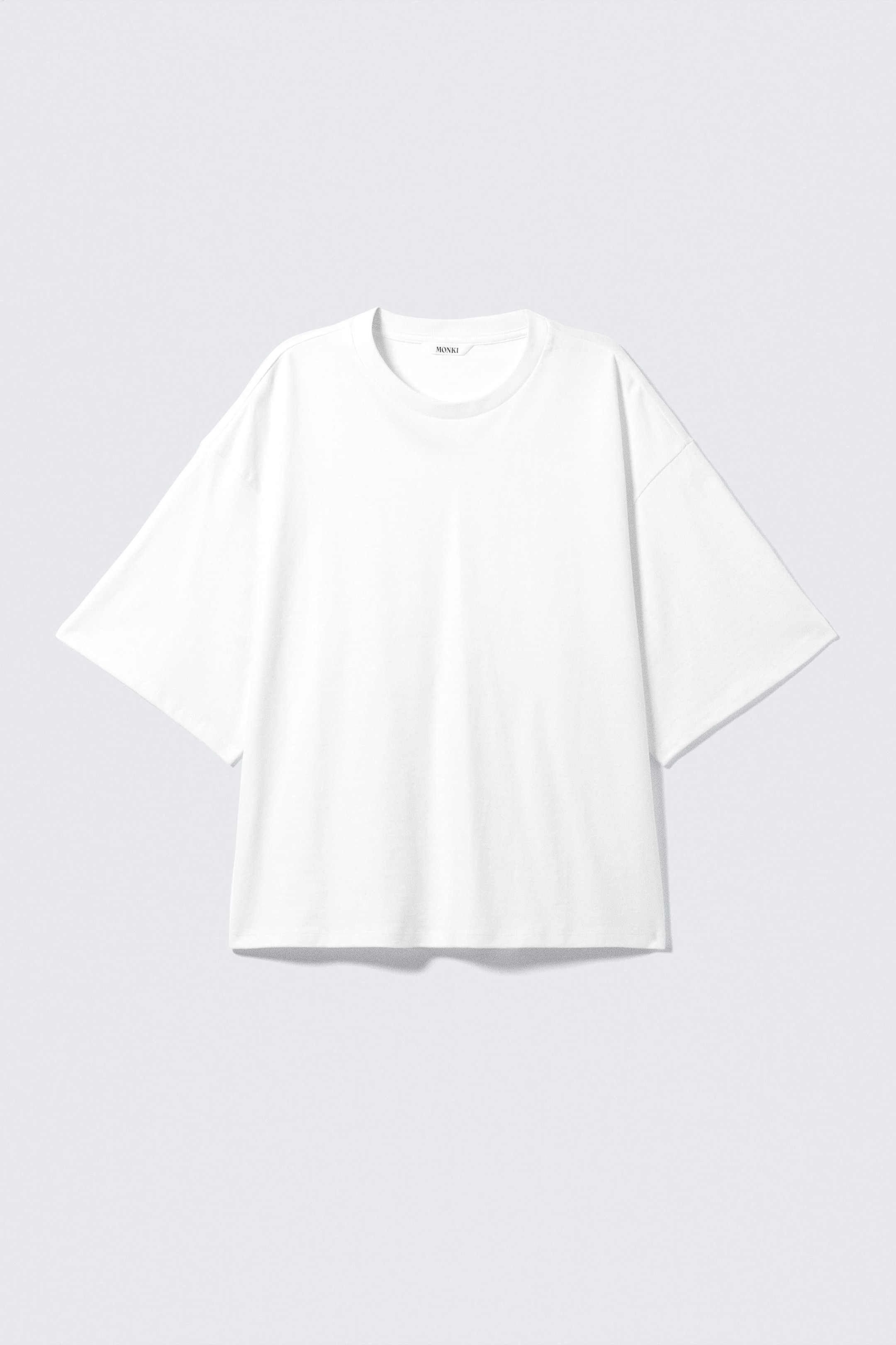 White - Heavyweight Boxy Cotton T-Shirt - 4