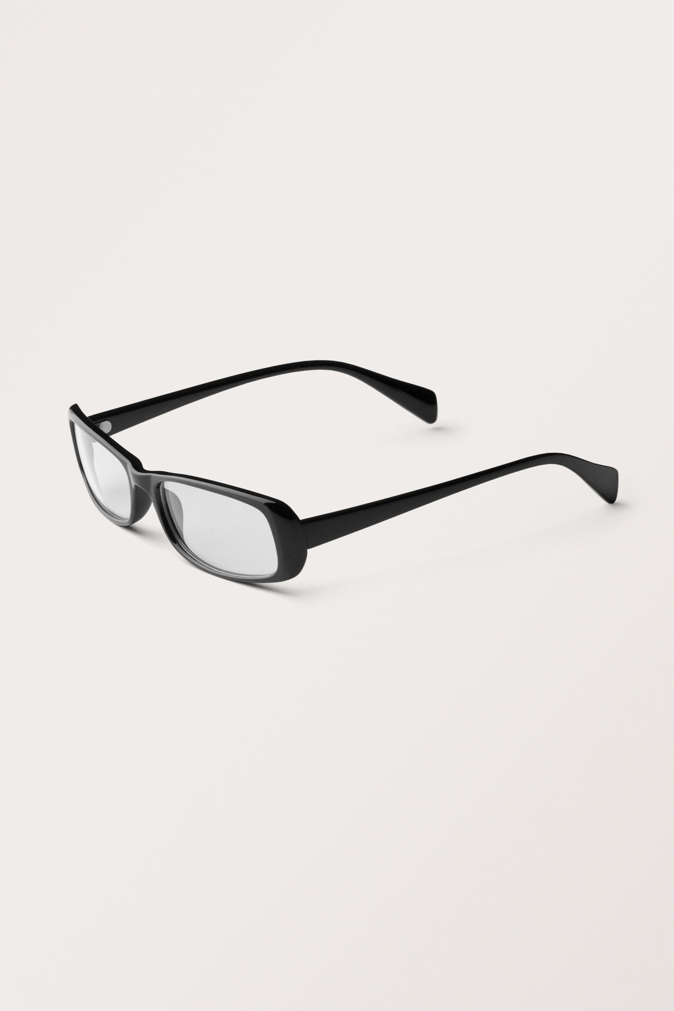 Black - See through - Rectangular Sunglasses - 2