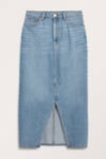 Mid blue - Midi denim skirt - 3