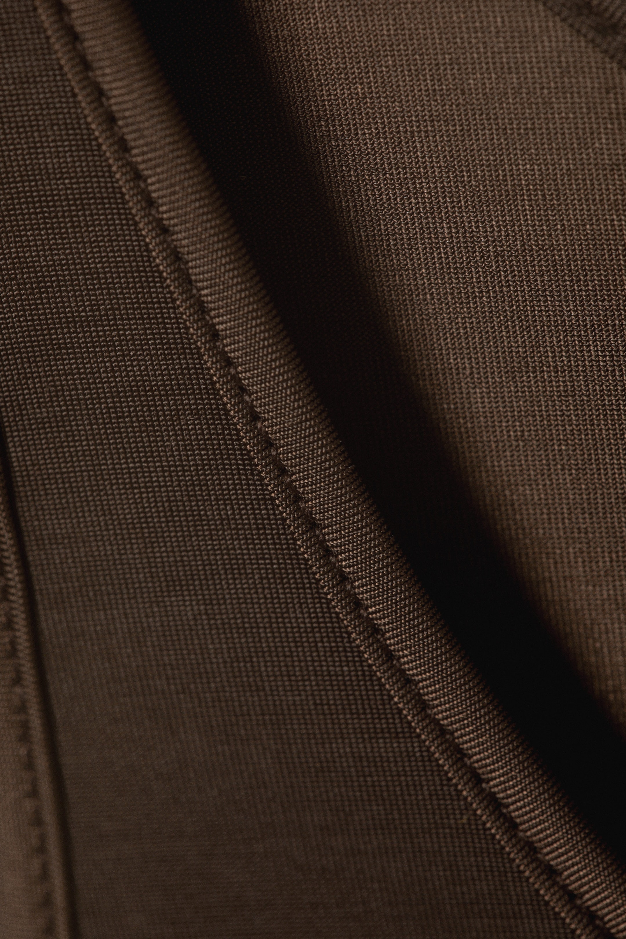 Dark Brown - Mini Jersey Tank Dress - 5