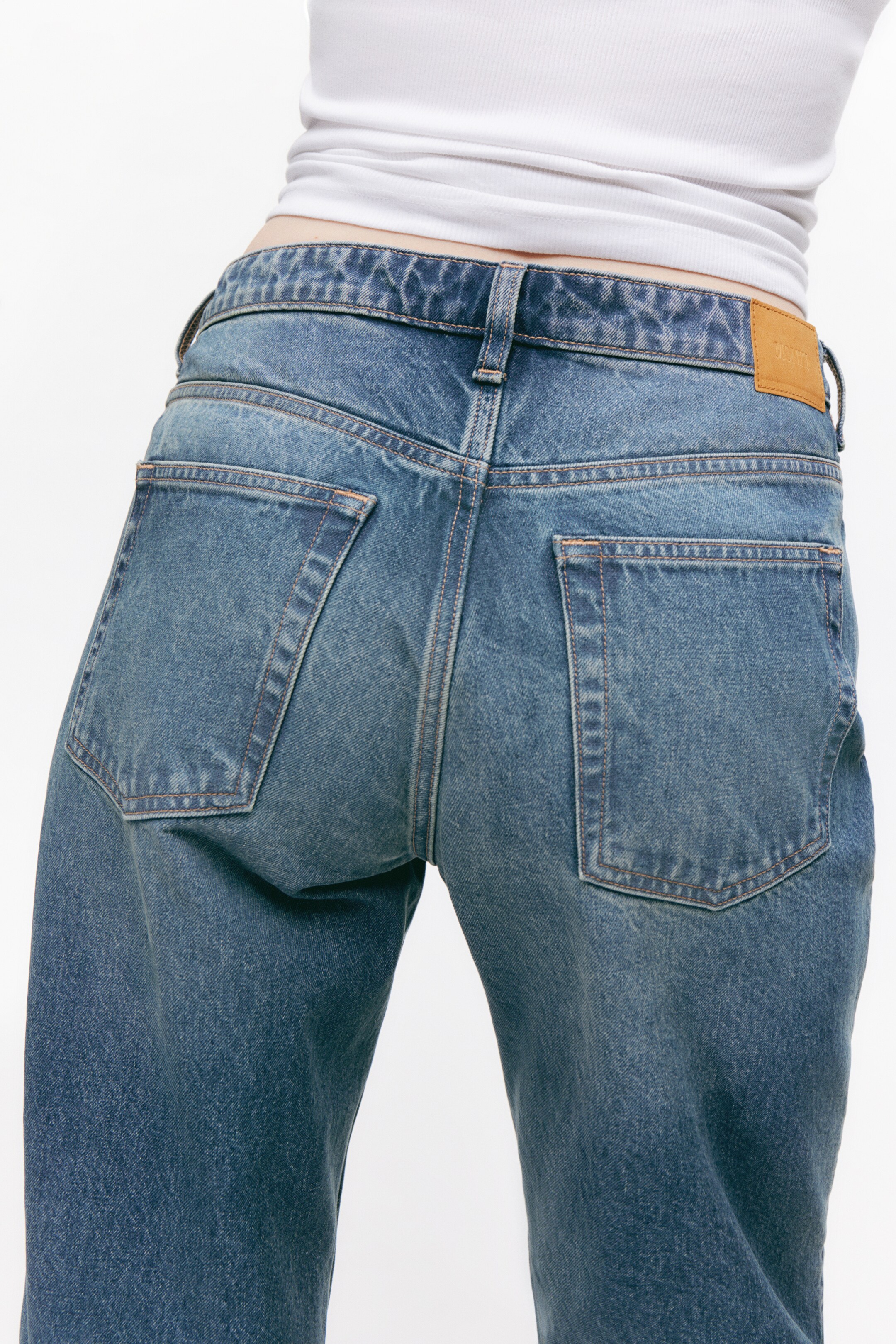 Ingrandisci l'immagine: Aimo Mid Straight Jeans - Sunset Blue - DONNA | H&M CH 6