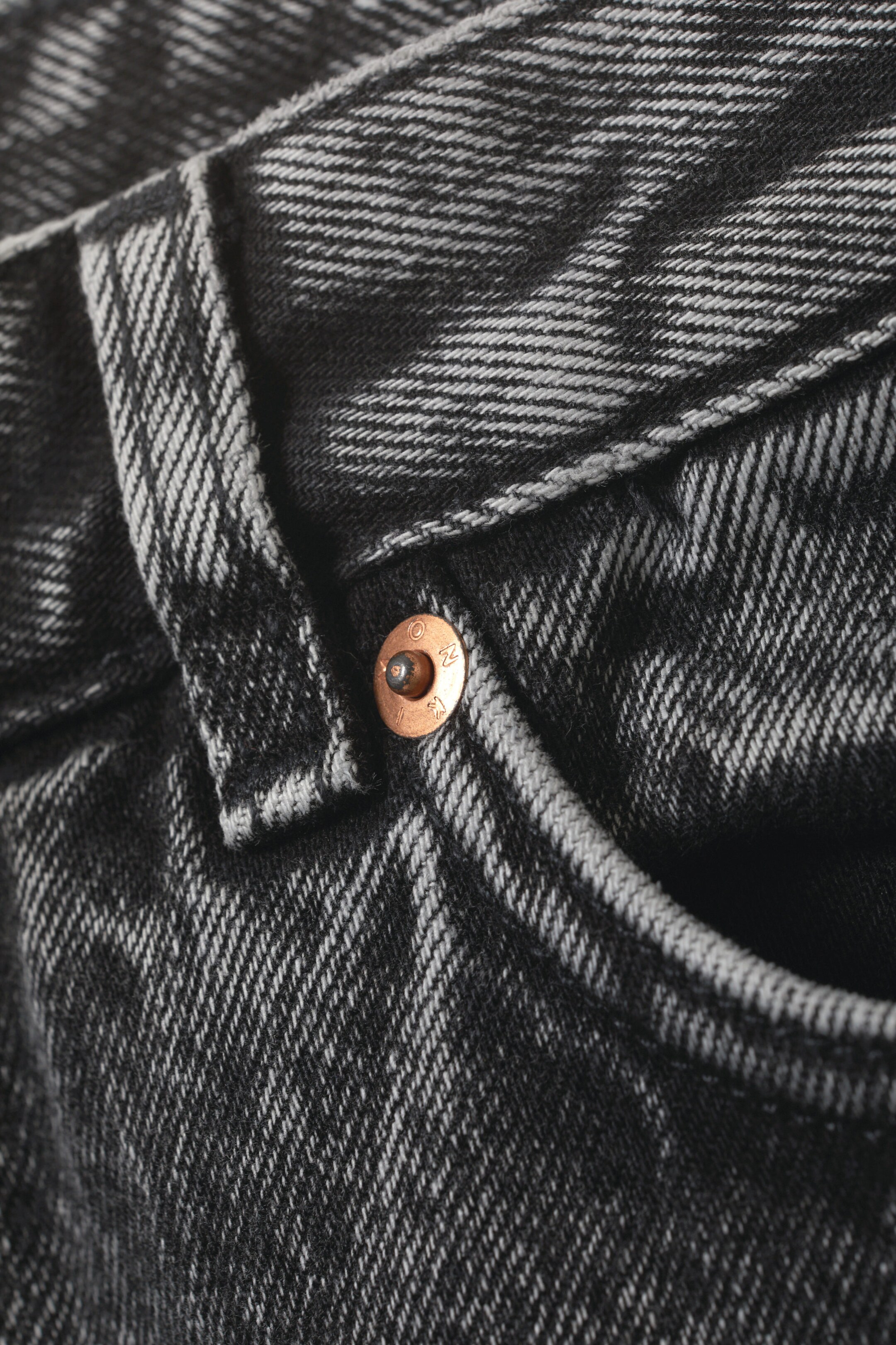 Washed Black - Aimo Mid Straight Jeans - 1