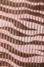 Pinke Tigerstreifen - Langärmliges Oberteil aus bedrucktem Mesh - 5