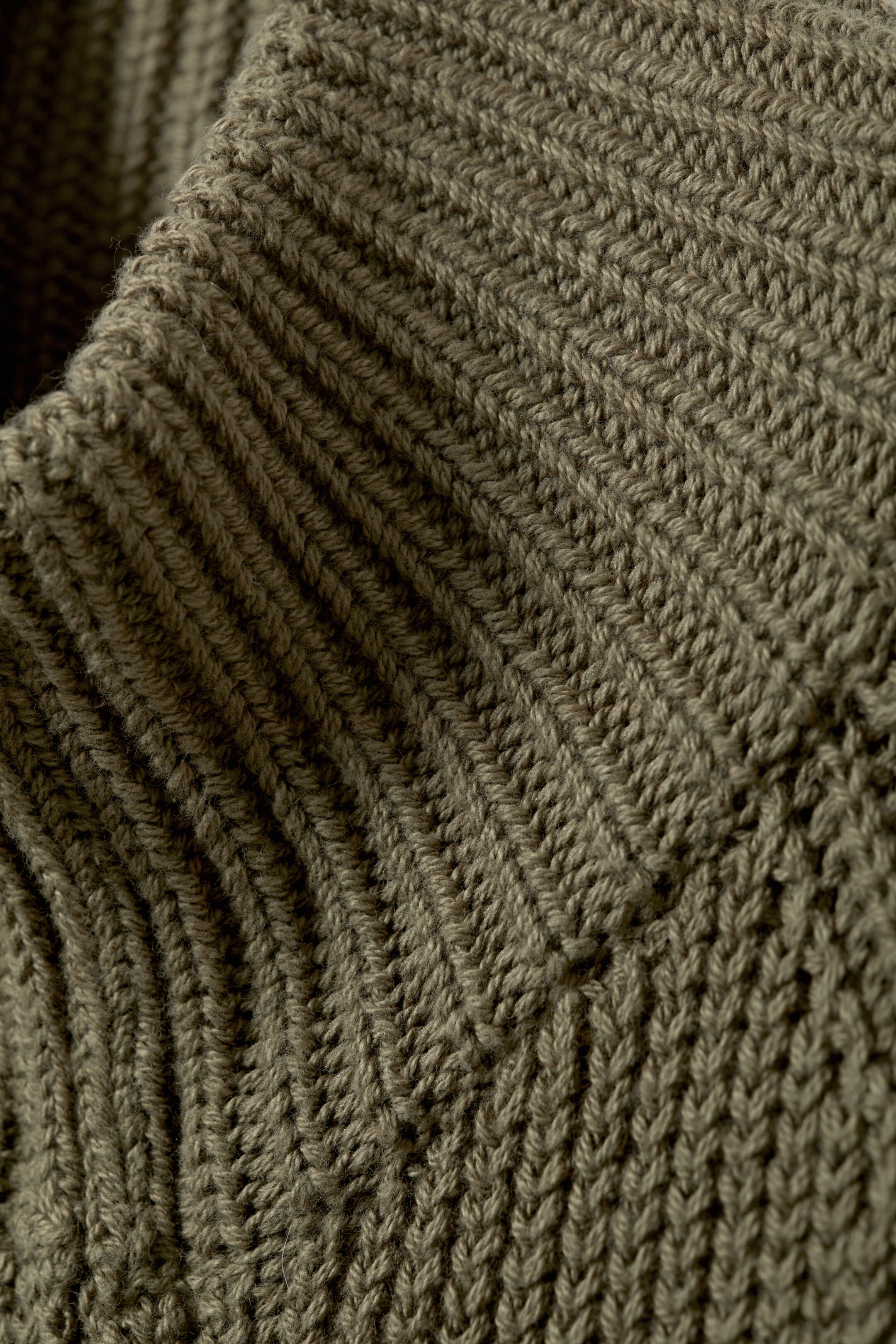 View larger image: Two-way zip cardigan - Dark Khaki Green - Ladies | H&M GB 2