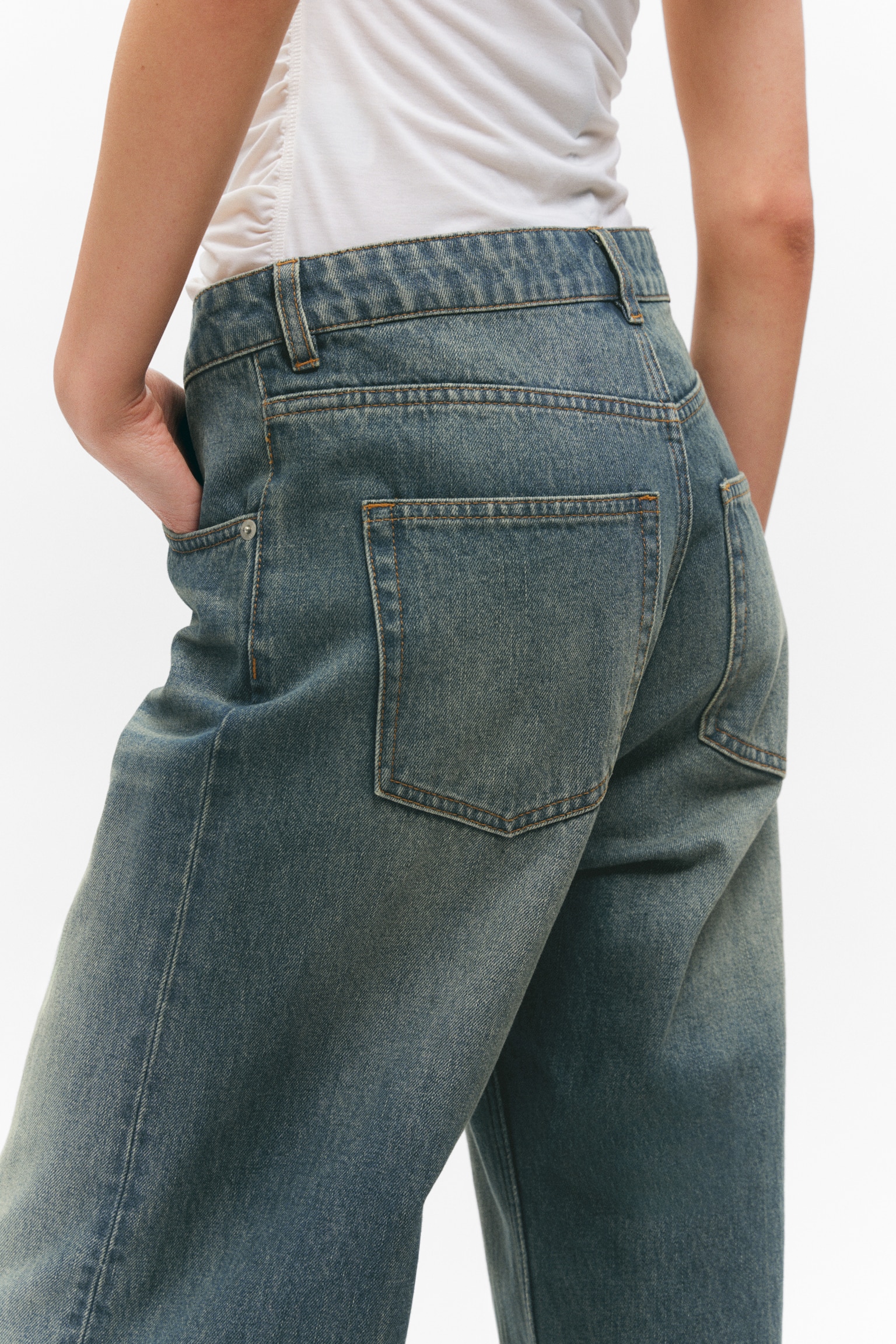 Naoki Low Loose Jeans - Nikki Blue - 6