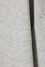 Grey Melange - Soft Oversized Long-Sleeved Top - 4