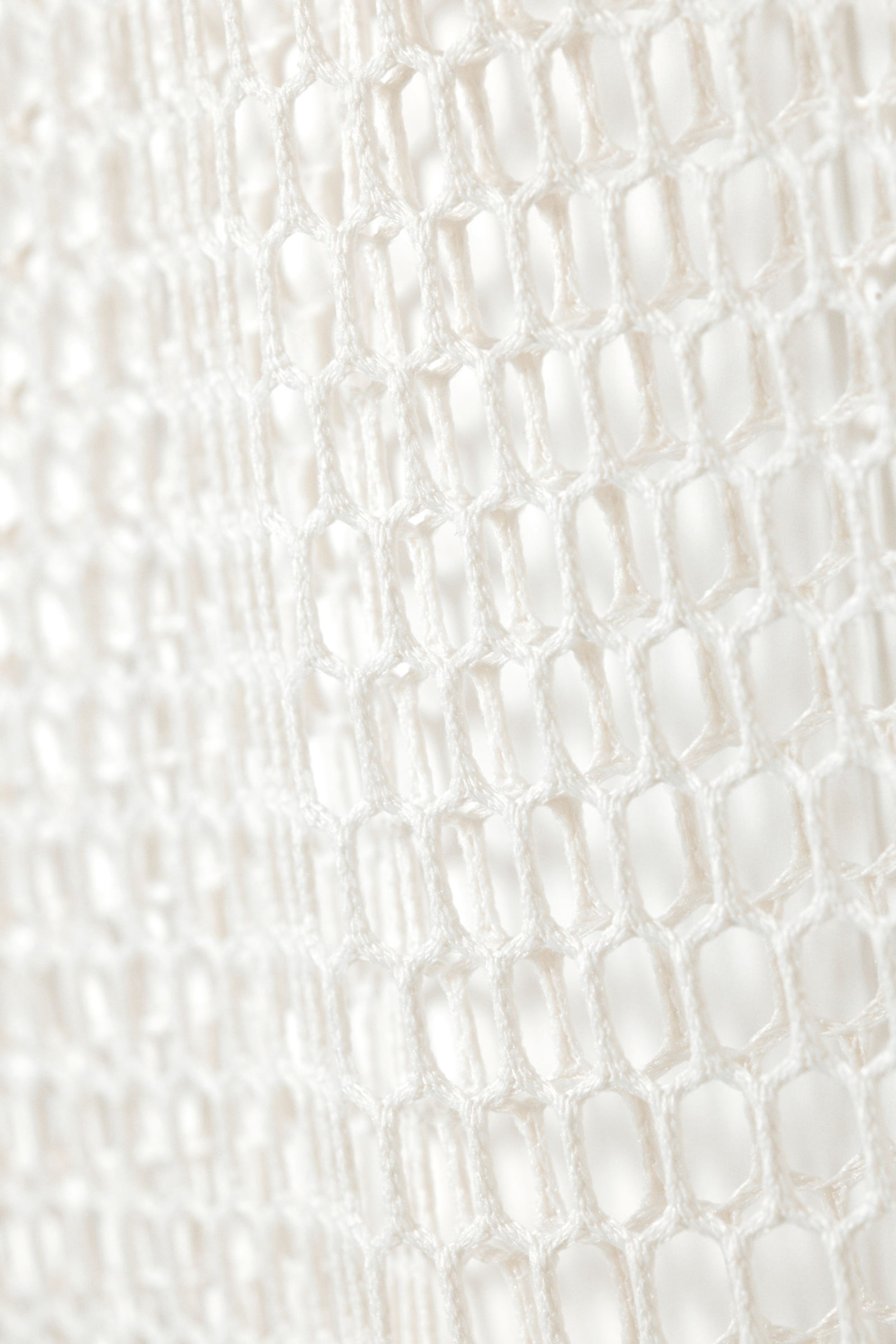 White - Mesh Midi Skirt - 4