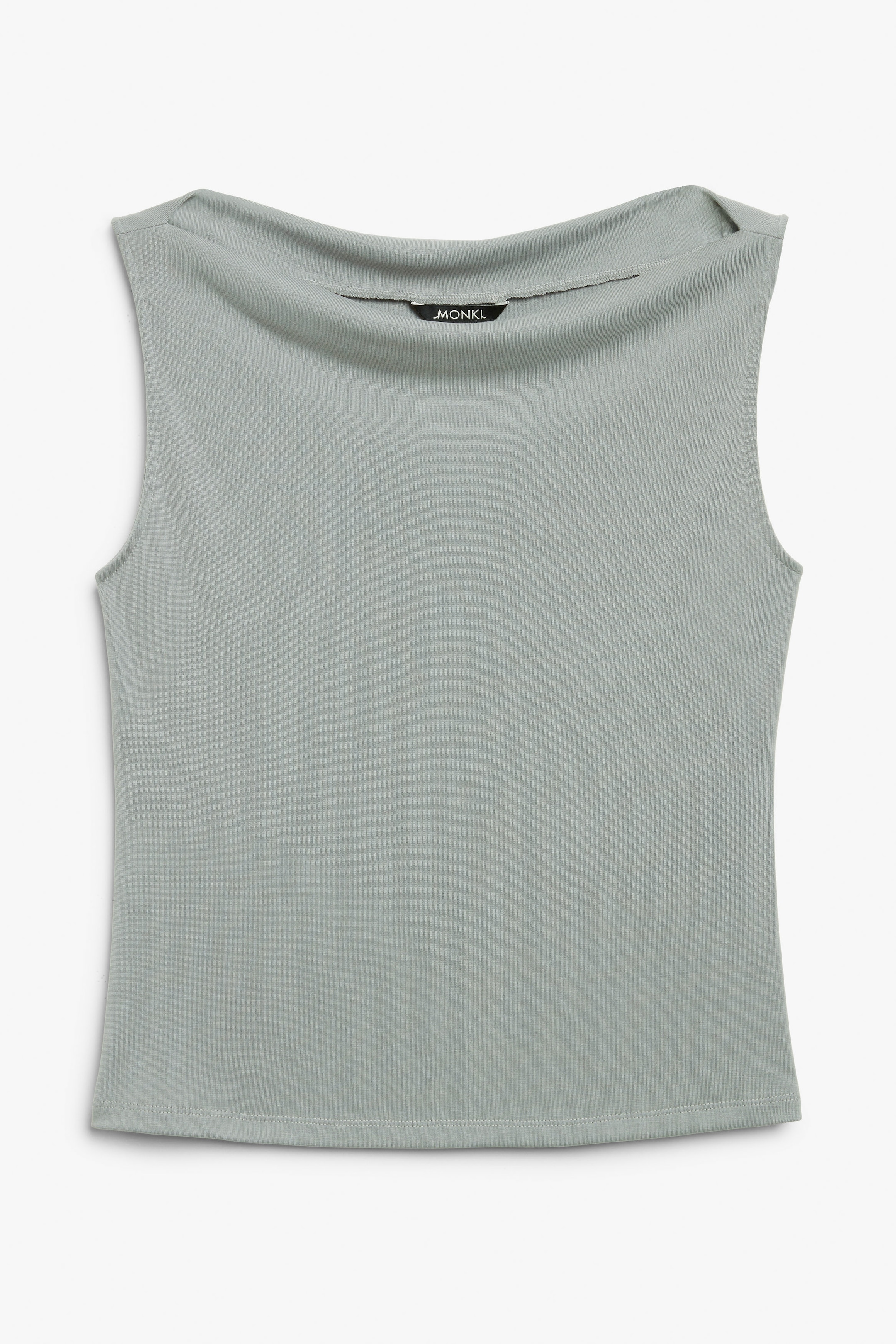Concrete - Super soft sleeveless boatneck top - 0